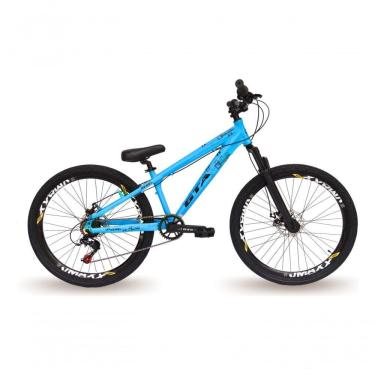 Imagem de Bicicleta 26 Gta Rebel Freeride Cor Azul Single 7v Rodas Vmaxx Freio A Disco Pneu Flame