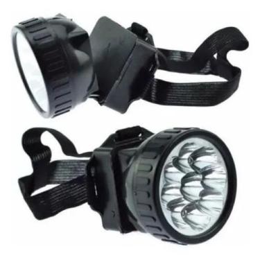 Imagem de 10X Lanterna De Cabeça 7 Led Testa Para Leitura Caça Pesca - FULL HOUS