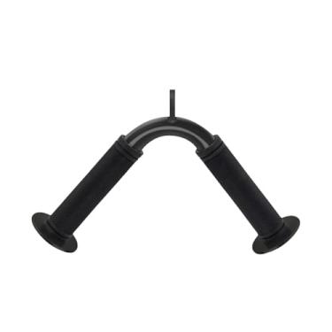 Imagem de oshhni Barra V para tríceps, puxada em V, com alça metálica, acessório para máquina de musculação doméstica, ideal para treino da parte superior do corpo com