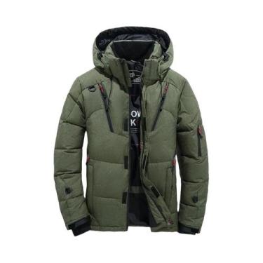 Imagem de Jaqueta De Inverno Masculina Leve E Quente Com Gola Destacável, Casual