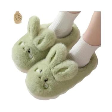 Imagem de Chinelos De Pelúcia Quentes De Inverno Para Mulheres, Sandálias Fofas 