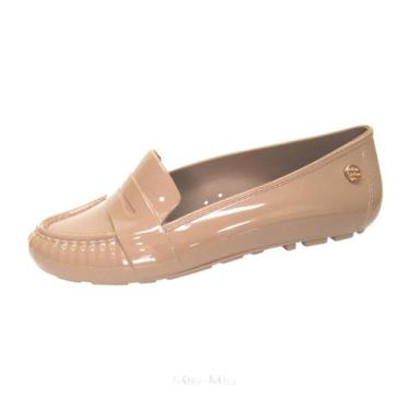 Imagem de Sandália Feminina Mocassim Style ref 10248 - Miss Miss, Caqui, 35