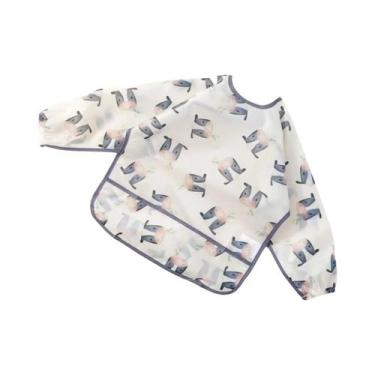 Imagem de Babadores De Manga Comprida Para Bebês, À Prova De Água E Sujeira, Par