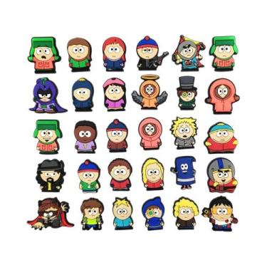 Imagem de Pingentes De PVC De Desenhos Animados Fofos, 30 Peças, Para Crocs, Jib