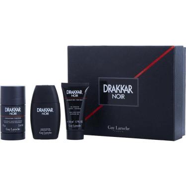 Imagem de Perfume Masculino Guy Laroche Drakkar Noir Edt Spray 50 Ml&intense Cooling Desodorante Em Bastão 73 Gel De Banho