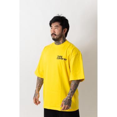Imagem de Camiseta Oversized Gola Alta Company Amarelo-Unissex