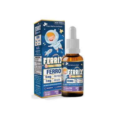 Imagem de FERRIX Ferro infantil 30ml Uva Flora Nativa-Unissex