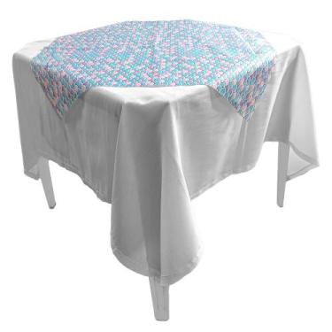 Imagem de Toalha de Mesa Sereia Tnt 70cm x 70cm - 5 Unidades - Extra Festas