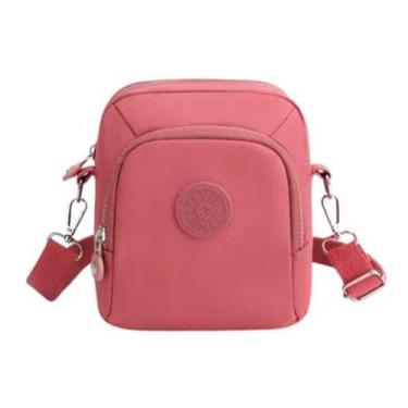 Imagem de Bolsa Shoulderbag Transversal Pequena Nylon Impermeável - Corban, Rosa