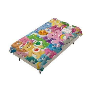 Imagem de Toalha De Mesa Retangular Impermeável C-care-B-bears Reutilizável Para