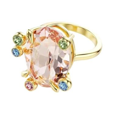 Imagem de Conjunto De Anéis Florais De Alta Qualidade: Combinação De Cores Vibra