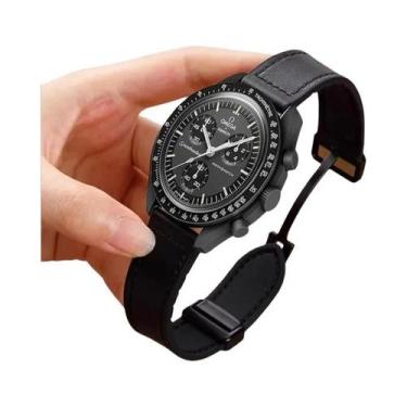 Imagem de Pulseira Magnética De Couro E Silicone De 20mm 22mm Para Relógios Omeg