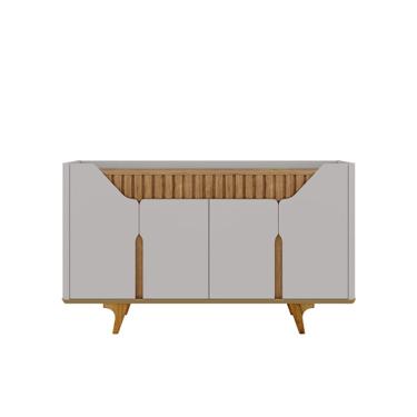 Imagem de Aparador Buffet Tâmisa Off White/Cinamomo - Bechara Móveis