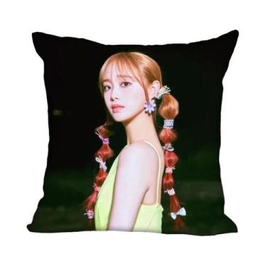 Imagem de Capa De Almofada De Poliéster LOONA KPOP 45x45cm Para Decoração De Qua