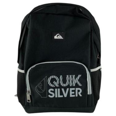Imagem de Mochila Preta Casual Pra o Dia A Dia Unissex Reforçada - QUIKSILVER, P