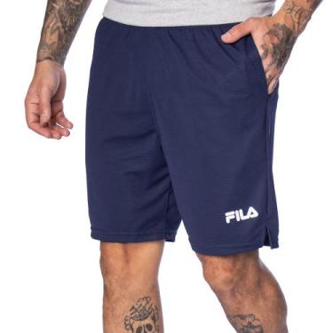 Imagem de Bermuda Masculina Fila Sports Logo Marinho, Marinho, GG