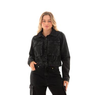 Imagem de Jaqueta Jeans Feminina Arauto Bag Black-Feminino
