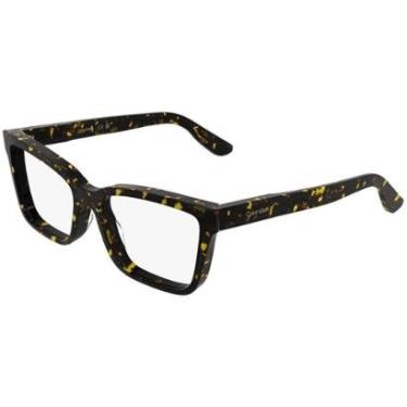 Imagem de Armação de Óculos Calvin Klein CK25543 242 - Amarelo Havana 56-Feminino