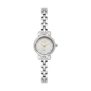 Imagem de Relógio Condor Feminino Ref: Co2035obu/5k Prateado Bracelete Minnie