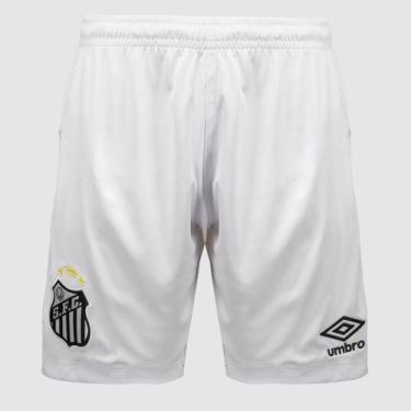 Imagem de Calção Umbro Santos Oficial I 2025, GG