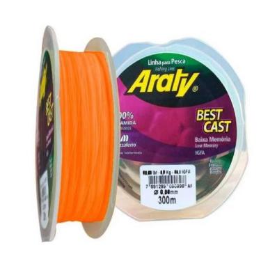 Imagem de Linha de Pesca ARATY BEST CAST 300M 0,40 Laranja