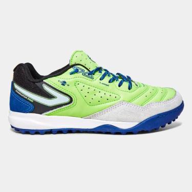 Imagem de Chuteira Society Topper Dominator Club V Top Shoes Grama Sintética, Ve