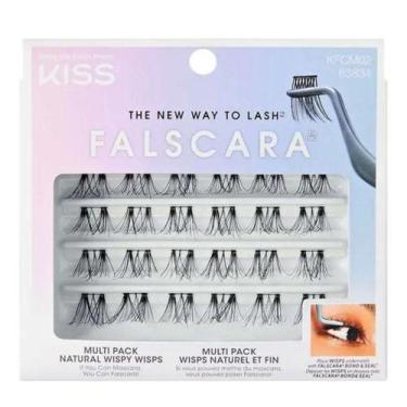 Imagem de Cílios Individuais Kiss New York Falscara Natural Wisps Wisps Kfcm02