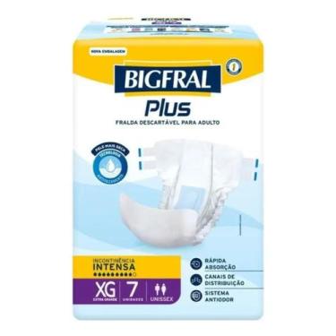 Imagem de Fralda Adulto Bigfral XG Plus 7 unidades