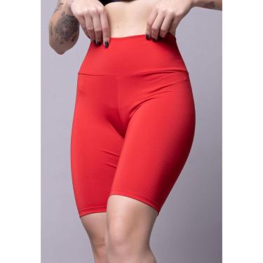 Imagem de Kit 3 Bermudas Ciclista Suplex Short Cos Alto Cintura Alta De Academia Fitness-Feminino