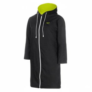 Imagem de Roupão De Natação Infantil New Malta Speedo - PRETO AMARELO NEON G