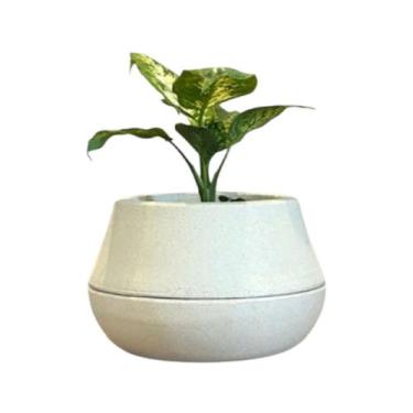 Imagem de Vaso de Planta Inteligente Autoirrigável Brota Decor Cuia P, Areia Beg