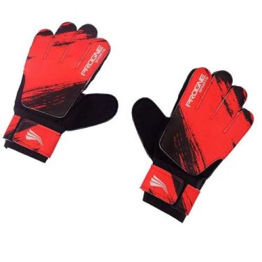 Imagem de Luva de Goleiro para Campo/Society Preto e Vermelho - Progne, G