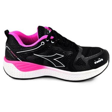 Imagem de Tenis Esportivo Diadora Stratus Feminino Corrida Original, Preto, 35, 