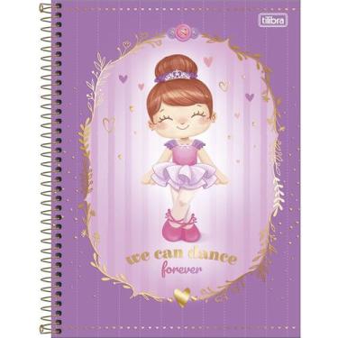 Imagem de Caderno Universitário Espiral Capa Dura 1 Matéria La Liz 80 Folhas - T