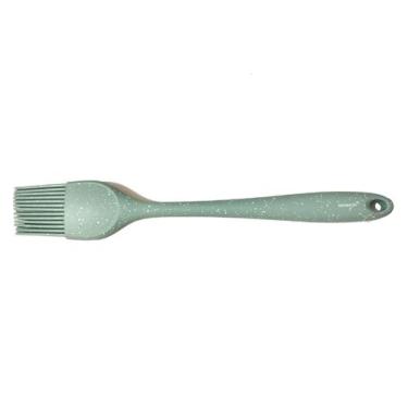 Imagem de Pincel 28cm Cozinha Silicone Untar Forma Brinox Antiaderente Verde
