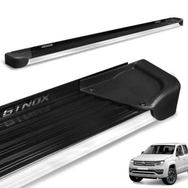 Imagem de Estribo Lateral Amarok CD 2010 a 2023 Alumínio Preto A4 - Gtnox