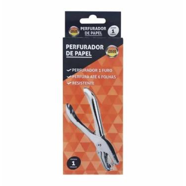 Imagem de Perfurador 1 furo 6mm ate 6 folhas 93070 - Jocar