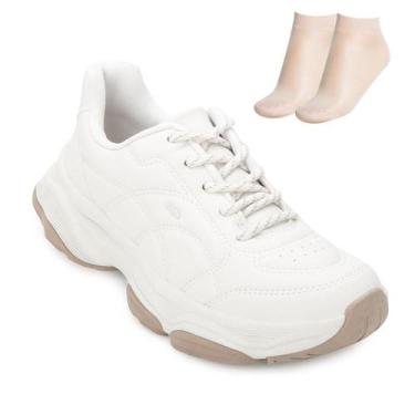 Imagem de Tênis Dakota Casual e Meia DT25-D0732, 37, Branco