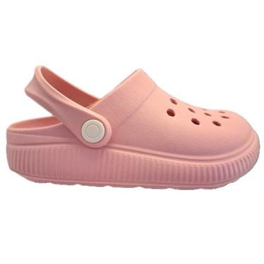 Imagem de Clog Infantil Molekinha Babuche Meninas Leve Confortável Cor:RosaTaman