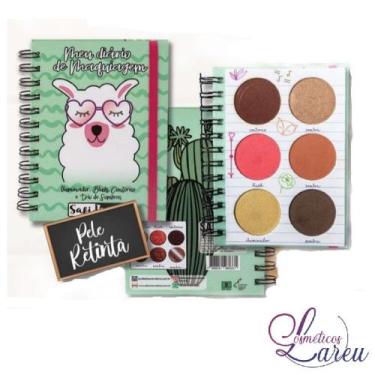 Imagem de * Kit Caderneta Safi Book Lhama Dark (3 un) - Safira