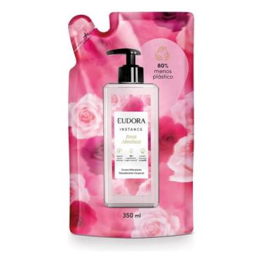 Imagem de Refil Creme Hidratante Corporal Instance Rosa Absoluta 350ml - Eudora