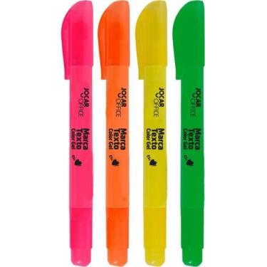 Imagem de Caneta Marca Texto Jocar Office GEL 4CORES - Leonora