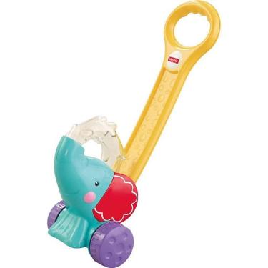Imagem de Brinquedo Infantil Elefante Bolinhas Divertidas Mattel Estimula Caminhar e Desenvolvimento Motor com 3 Bolinhas