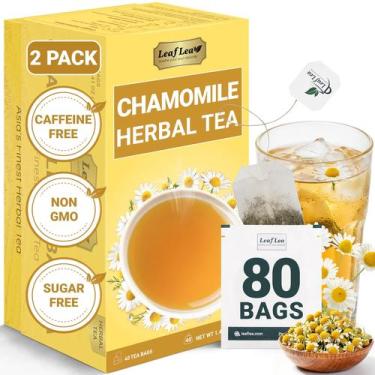 Imagem de Chá de Camomila LeafLea 80 Sachês Sem Cafeína