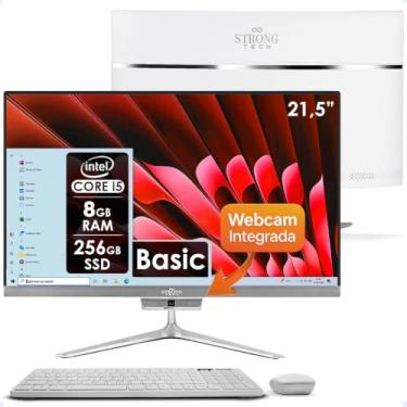 Imagem de PC All In One Basic AM 21,5" Intel i5 8GB RAM 256GB SSD Full HD Bluetooth com Teclado e Mouse sem Fio L2F