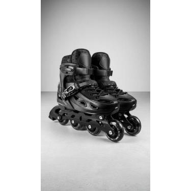 Imagem de Patins Inline Ajustável 4 Rodas Infantil 30-41 - Congratulations Store