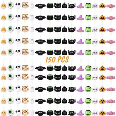 Imagem de Conjunto de brinquedos de pelúcia de Halloween Libima 150 unidades com