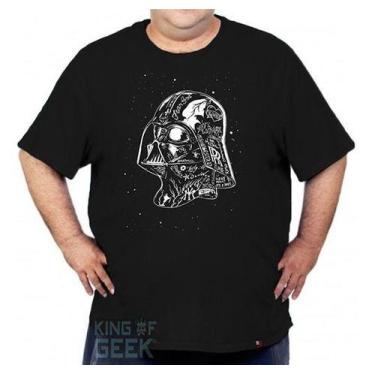 Imagem de Camiseta Plus Size Darth Vader Star Wars Camisa Geek Filme - KING OF G