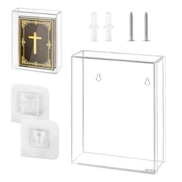 Imagem de Vitrine de Acrílico Likesing para Bíblia 28x22x6 cm com Porta Deslizan