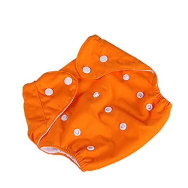 Imagem de Fraldas de bolso de tecido macio para bebês, tamanho único, lavável, reutilizável, ecológica para bebês, meninas e meninos, design de fivela, fraldas de bolso de pano de bebê
